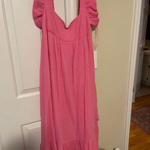 Pink Sleeveless Dress